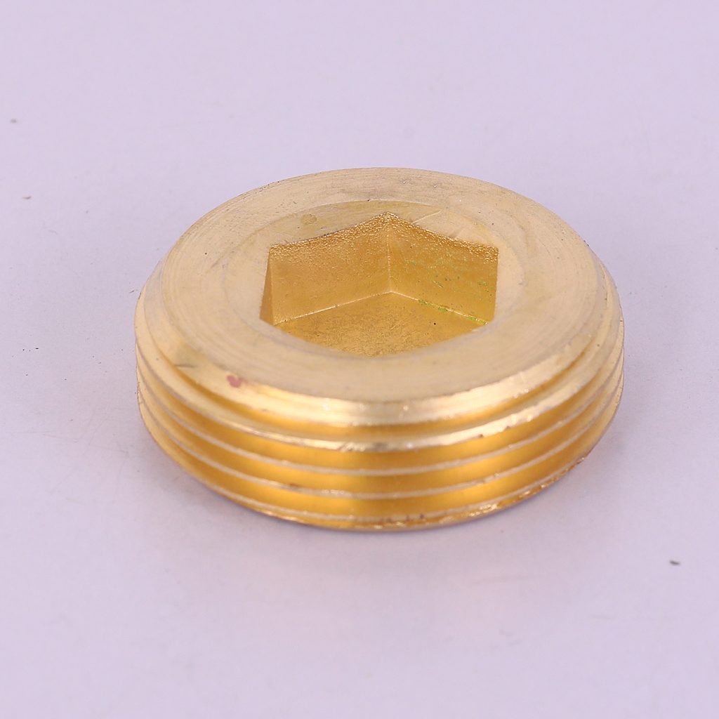 Brass 1/2" NPT Plug Male